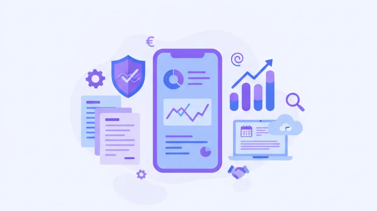 App de comunicación interna mostrando un comunicado al equipo