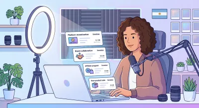 Cómo facturar siendo influencer o creador de contenido en Argentina (2026)