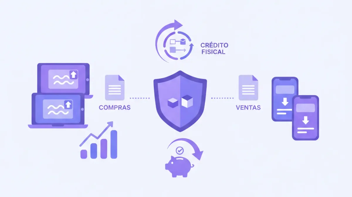 IVA compras vs IVA ventas y crédito fiscal en Uruguay